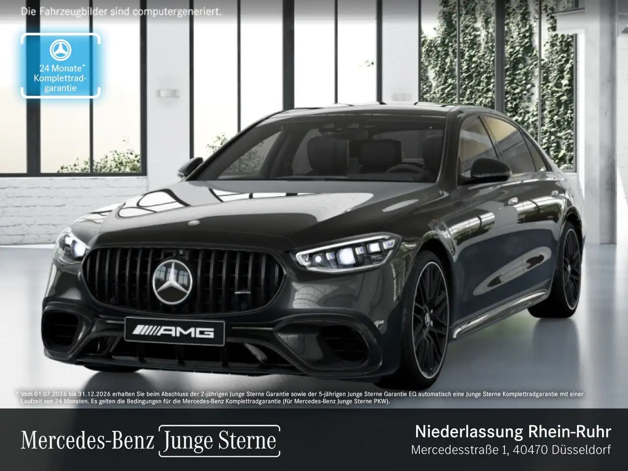 Mercedes-Benz S 63 AMG S 63 E PANO+DIGITAL-L+BURMESTER4D+FAHRASS+TV+3D — photo 1 of 15