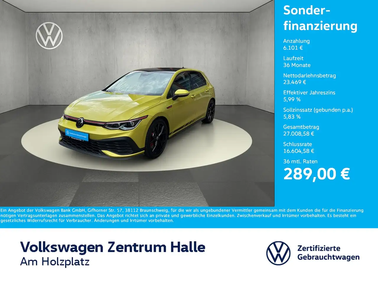 Volkswagen Golf VIII GTI Clubsport 2.0 TSI DSG — photo 1 of 26