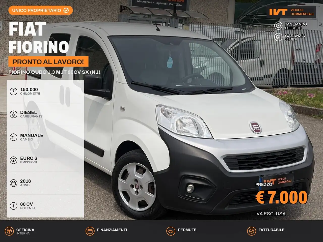 Fiat Fiorino Fiorino QUBO 1.3 MJT 80CV SX (N1) — photo 1 of 11