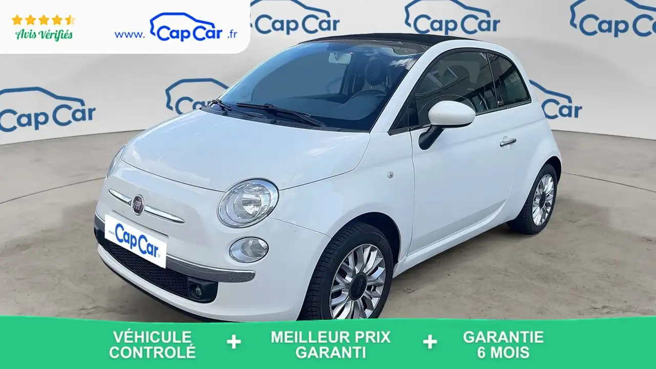 Fiat 500C 1.2 69 Lounge - Toit ouvrant — photo 1 of 29