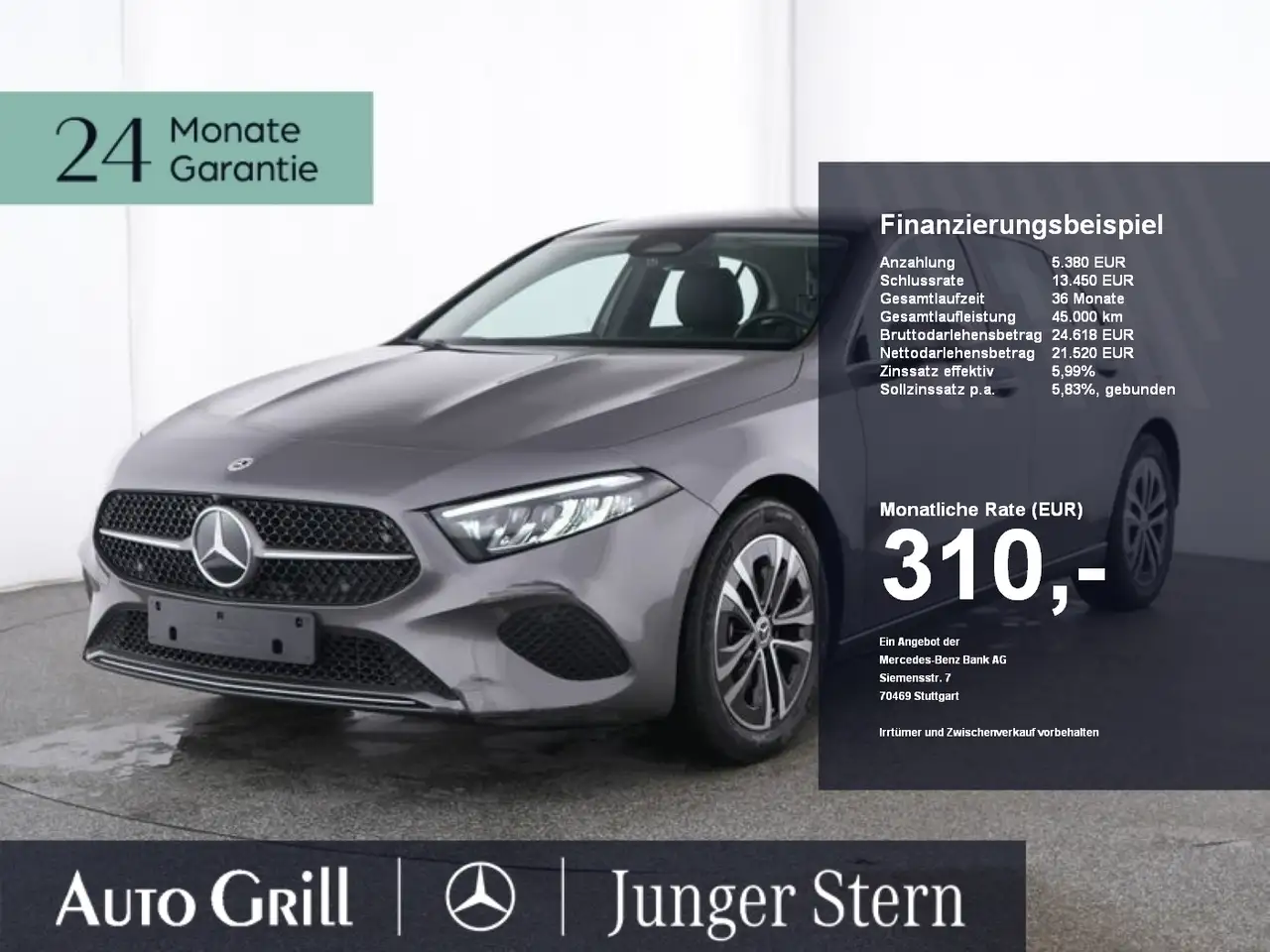 Mercedes-Benz A 180 Progressive AdvancedPlus Ambiente 1750km — photo 1 of 10