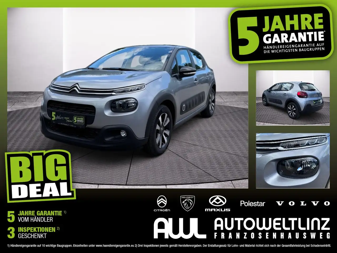 Citroen C3 1.2 PureTech 82 Feel PDC+Facelift+SpurH — photo 1 of 30