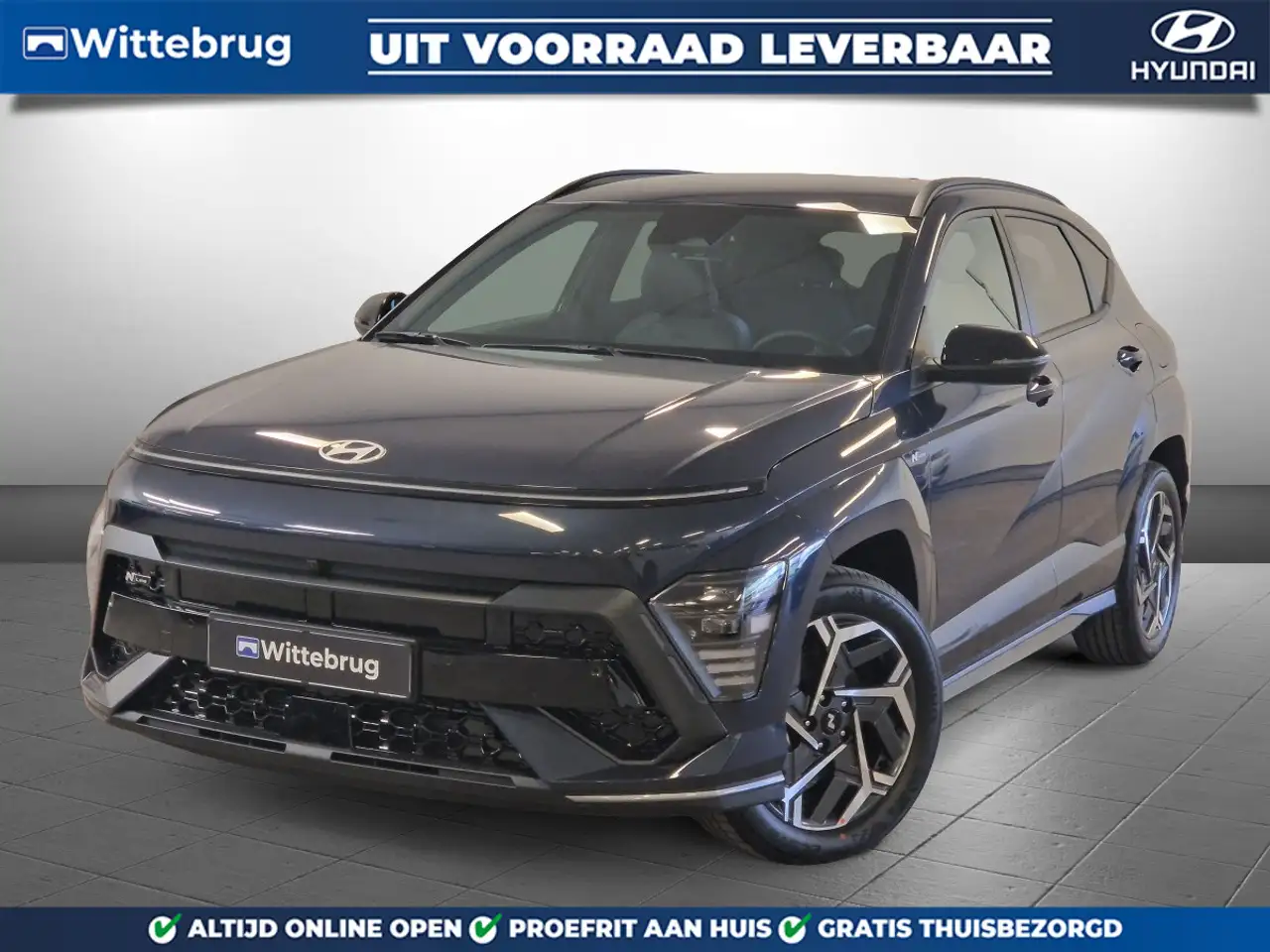 Hyundai KONA 1.6 GDI HEV N Line Sky Full Hybride Automaat met P — photo 1 of 40