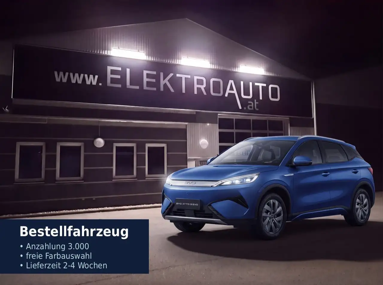 BYD Atto 3 Atto3 Evo 74,8 kWh Excellence: Bestausstattung-preisreduziert-mit kurzer Lieferzeit und mehreren Farben verfügbar — photo 1 of 8