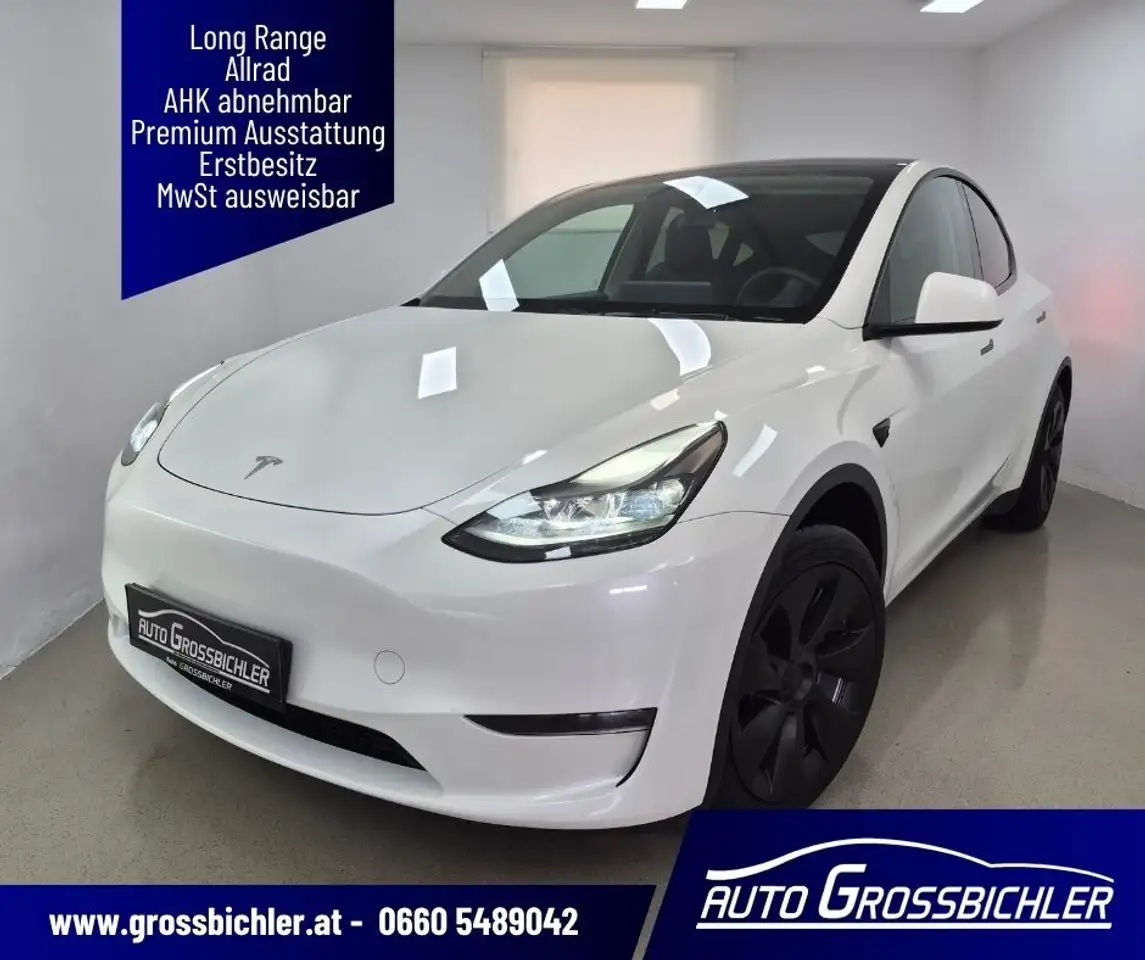 Tesla Model Y LounRange AWD79kWh, netto33.625-AHK, Allrad — photo 1 of 15