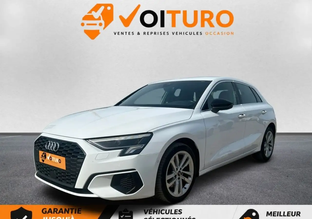 Audi A3 35 TDI 150ch Business line S tronic 7 GARANTIE 12 MOIS SUIVI FULL — photo 1 of 10