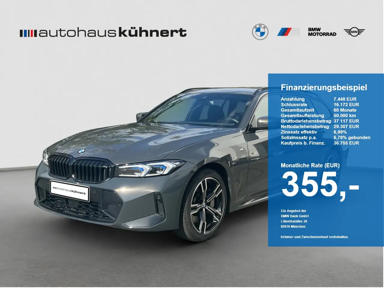 BMW 330 d xDrive Touring M-Sport ACC LED SpurAss AHK — photo 1 of 20