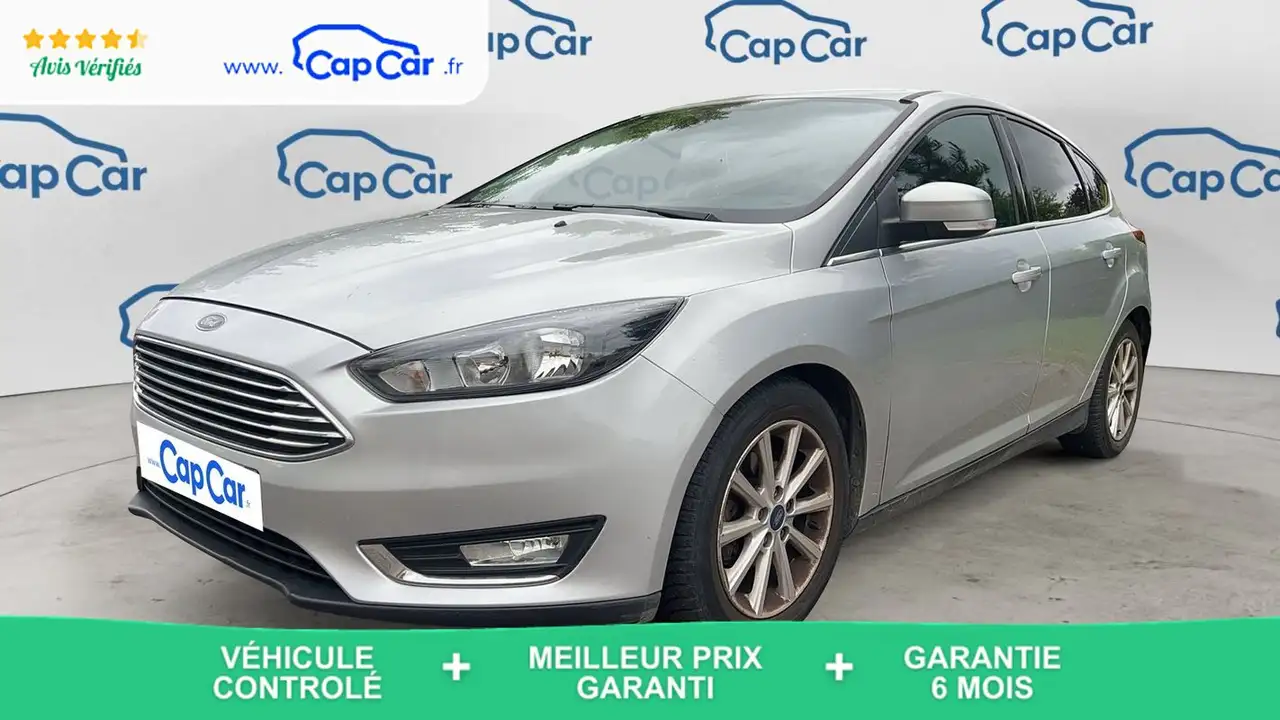 Ford Focus III 1.5 TDCi 120 BVA6 Titanium - Automatique — photo 1 of 29