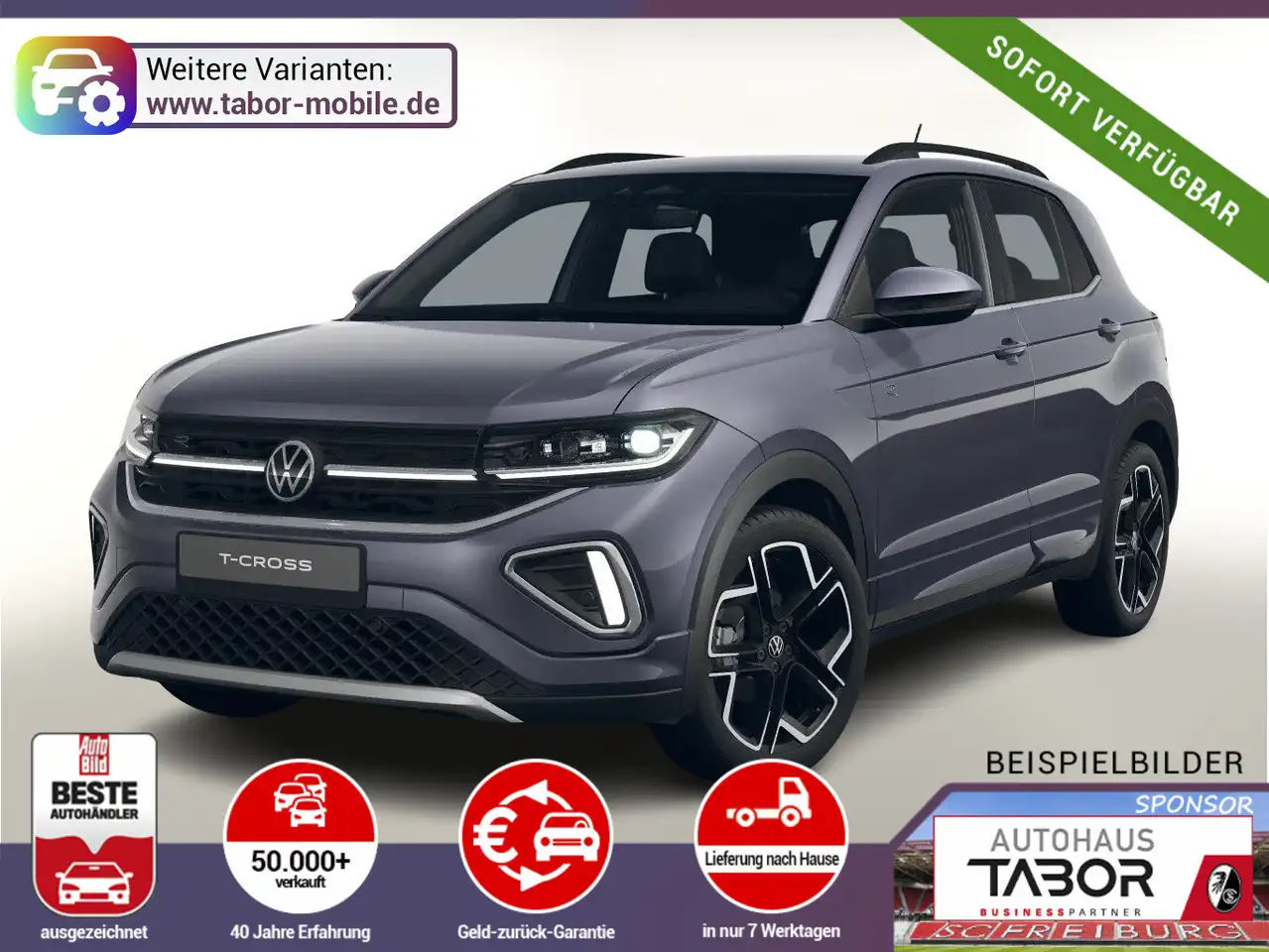 Volkswagen T-Cross R-Line Matrix 18Z Kam SHZ PrivG KeyL PDC — photo 1 of 12