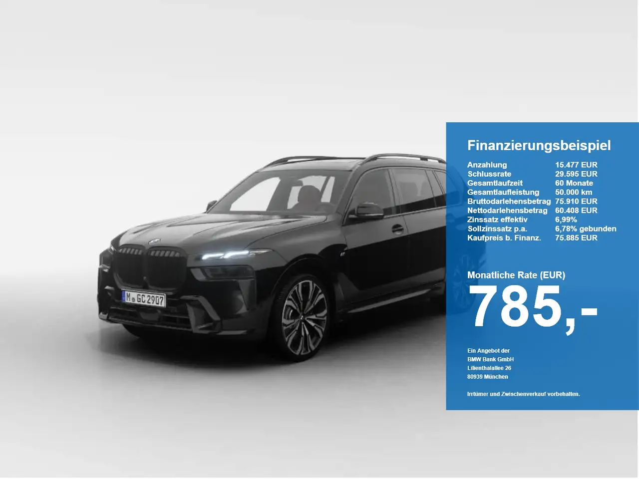 BMW X7 xDrive 40d M-Sport PRO ACC AHK Luft Pano 360° H&K — photo 1 of 9