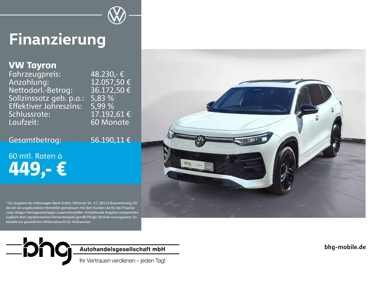 Volkswagen Tayron 2.0 TSI 4MOTION DSG R-Line — photo 1 of 21