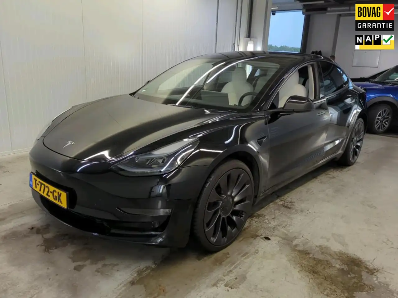 Tesla Model 3 Performance AWD 75 kWh SOH 92% 1 EIG / WIT LEER / — photo 1 of 8