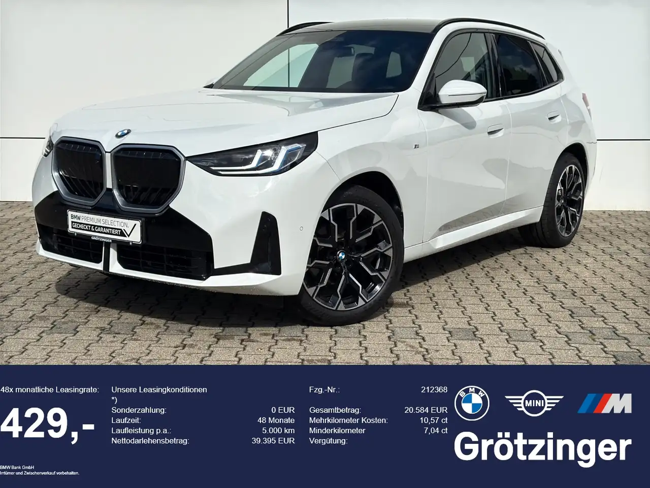BMW X3 20 xDrive M Sportpaket Leasing 438€ ohne Anza — photo 1 of 18