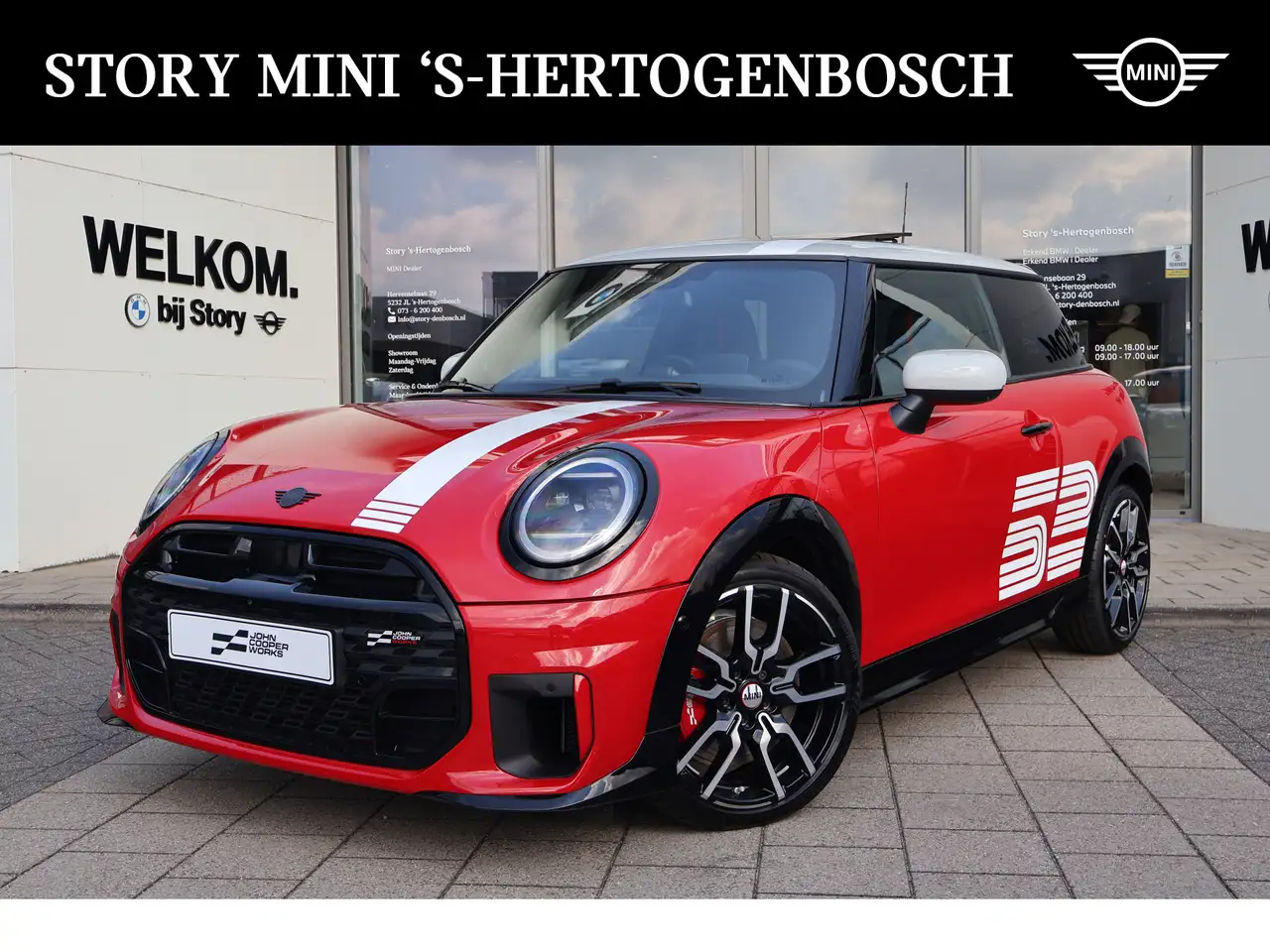 MINI John Cooper Works Hatchback JCW / Panoramadak / JCW Sport stoel / Co — photo 1 of 40