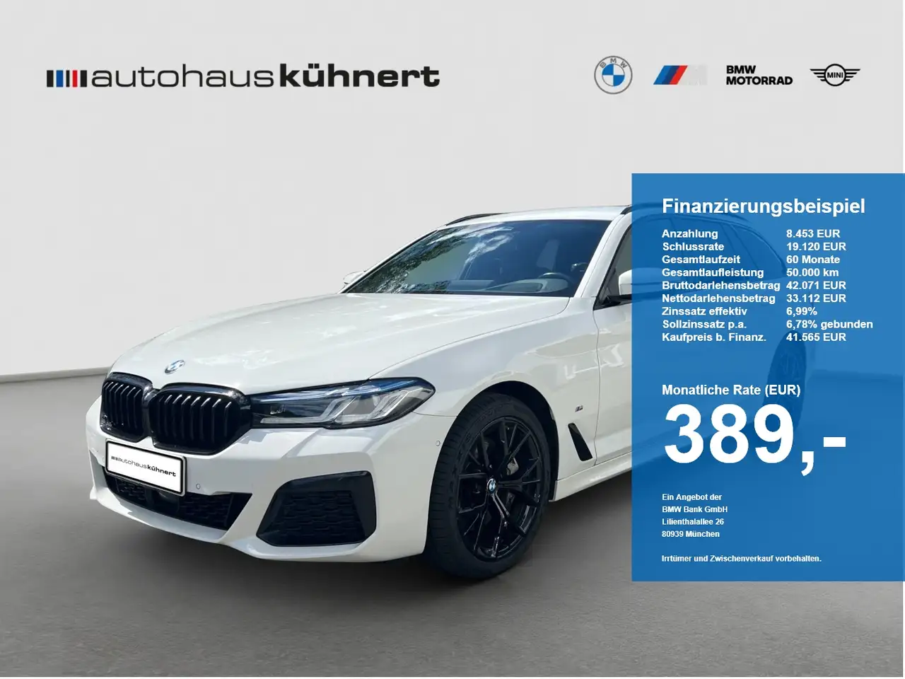 BMW 530 d xDrive Touring M-Sport Laser ACC AHK HUD HiFi Lu — photo 1 of 20