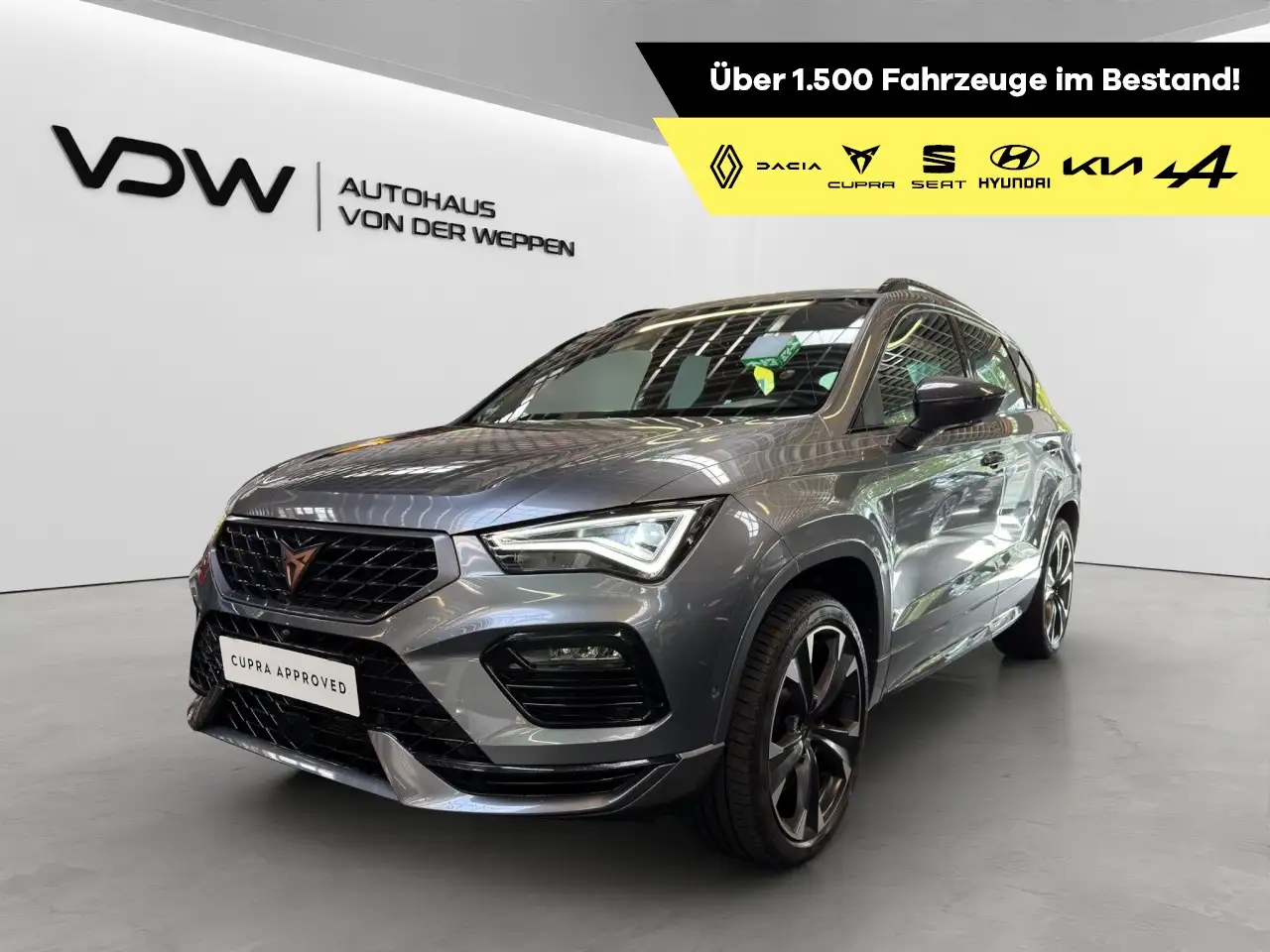 CUPRA Ateca VZ 4Drive ACC, SHZ, el. Heck. Klima Navi — photo 1 of 15