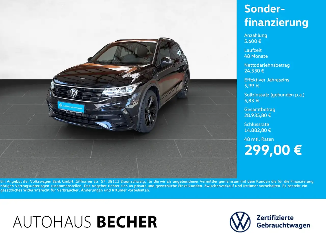 Volkswagen Tiguan R-Line 1.4 eHybrid DSG /Navi/Rückfahrkam — photo 1 of 15