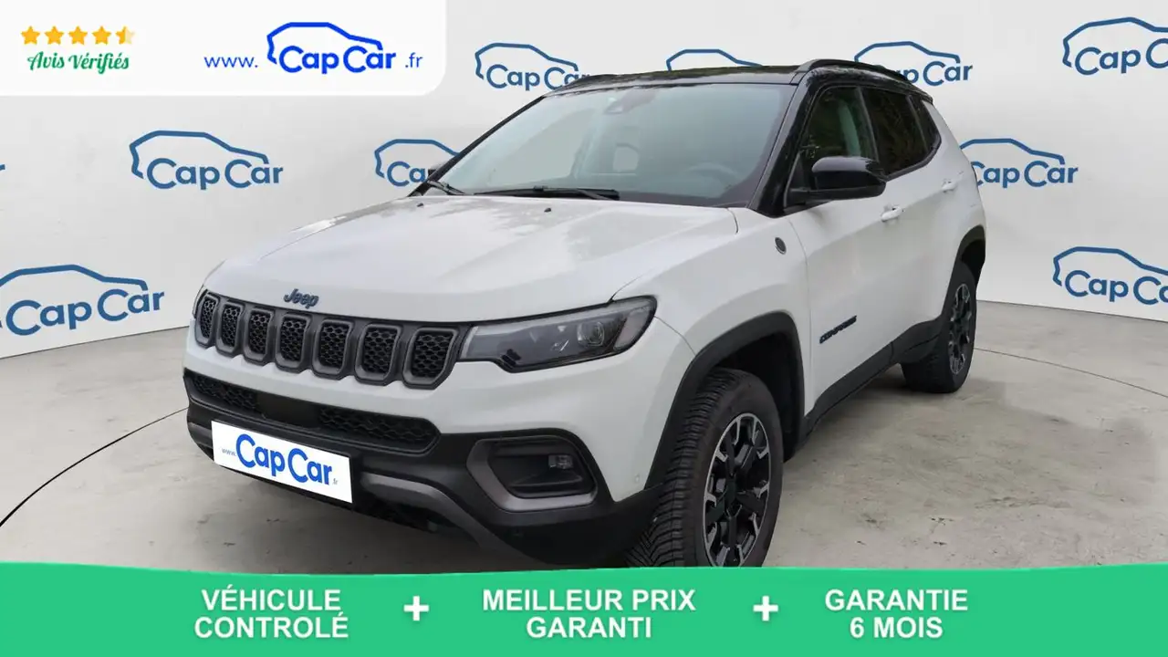 Jeep Compass 240 Plug in Hybrid 180 EAWD Trailhawk - Automatique — photo 1 of 29