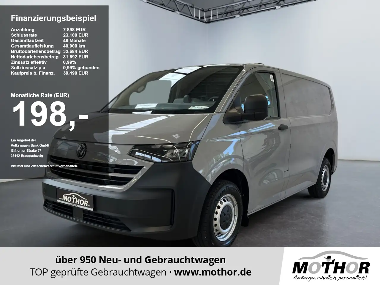 Volkswagen T7 Transporter Kasten 2.0TDI Wireless App-Connect — photo 1 of 29