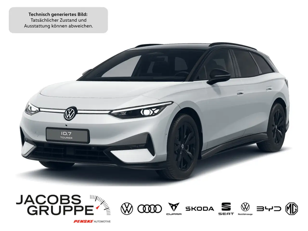 Volkswagen ID.7 Tourer Pro S 210 kW 286 PS 86 kWh 1-Gang-Automatik AHK/IQ/LIGHT — photo 1 of 10