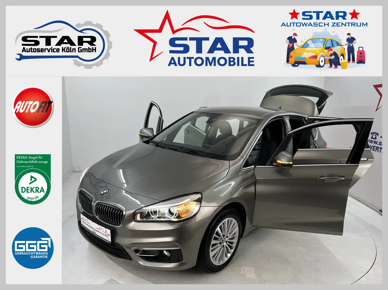 BMW 220 220 i Luxury Line Active Tourer Steptronic LED HUP — photo 1 of 40