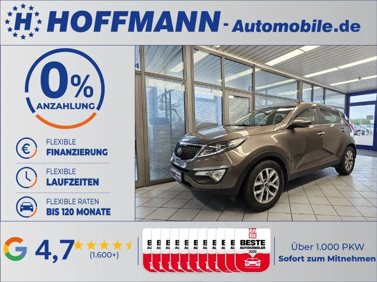 Kia Sportage Kamera,Navi,Leder,Sitz+Lenkradheizung — photo 1 of 25