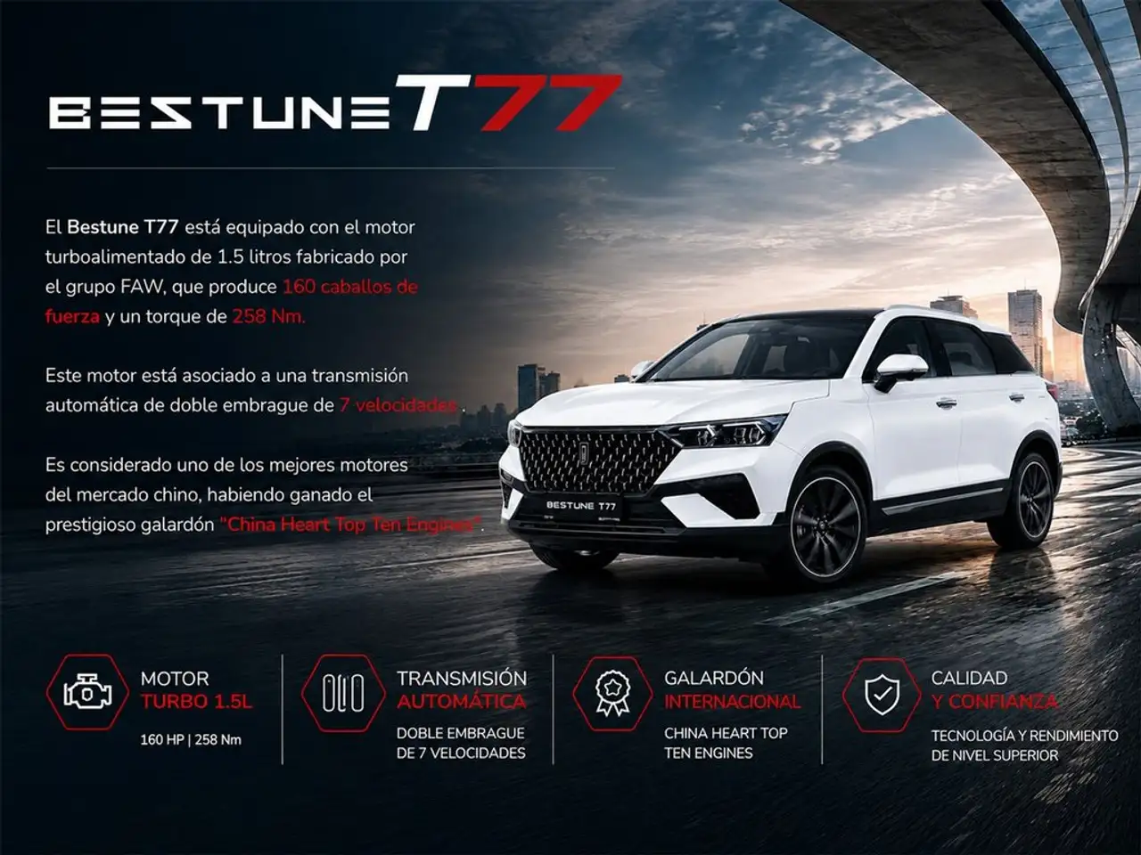 2026 Bestune T77 1.5 Premium DCT, photograph 8