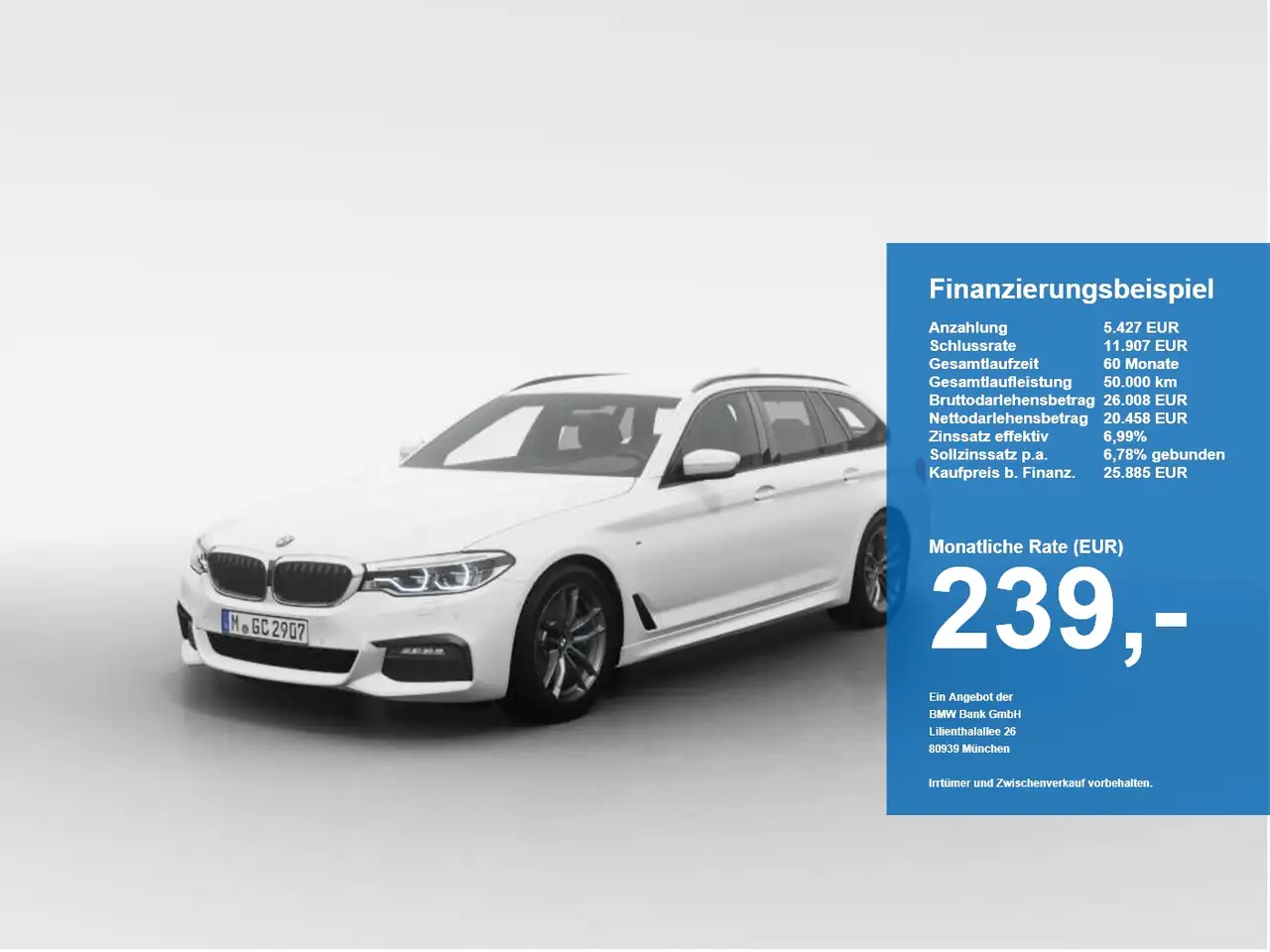 BMW 525 d Touring M-Sport DrvAss AHK Carplay Komfortsitz — photo 1 of 9
