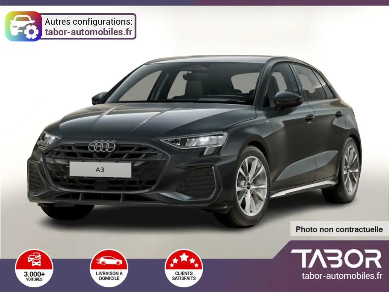 Audi A3 Sportb 150 Sline GPS LED SportS Cam ACC — photo 1 of 9
