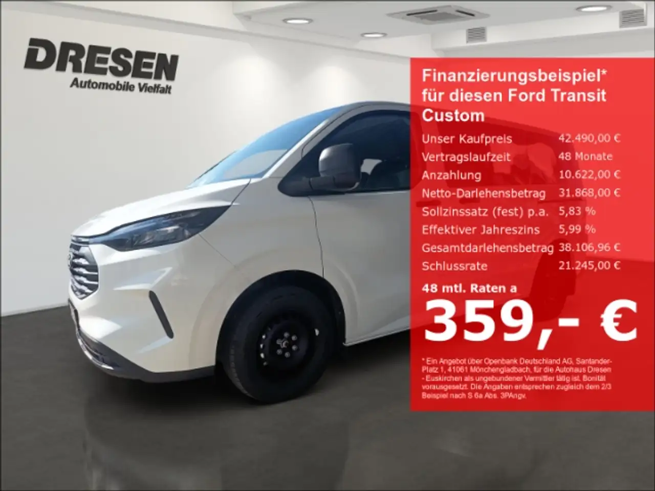 Ford Transit Custom 320 Trend L1 Kombi PKW LED/Kamera/A — photo 1 of 15