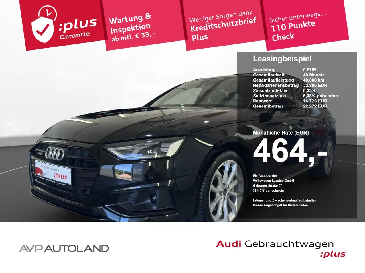 Audi A4 Avant 40 TDI quattro S tronic advanced | NAVI — photo 1 of 15