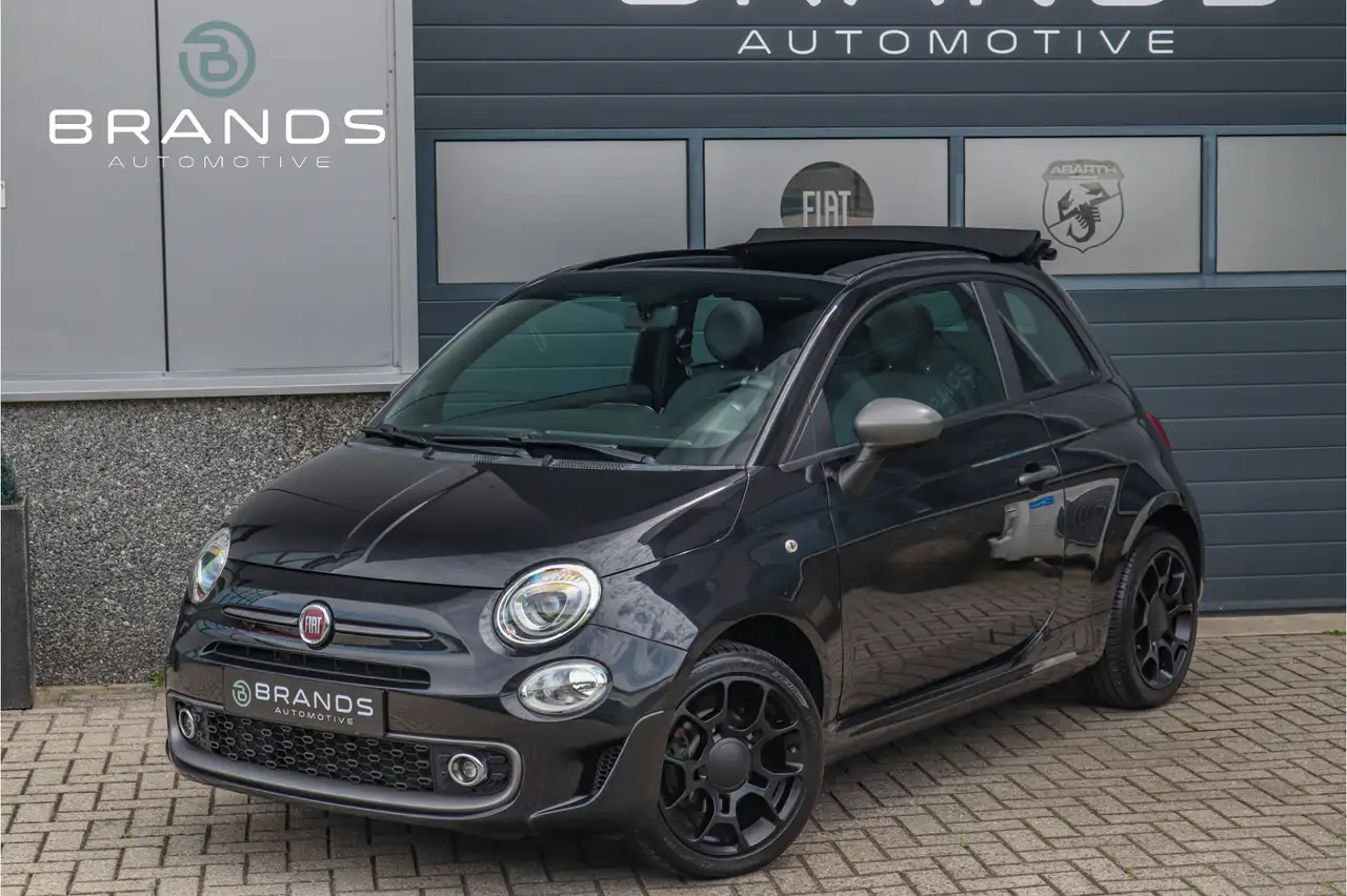 Fiat 500C 1.2 S Navi Carplay Airco Black on black PDC — photo 1 of 26