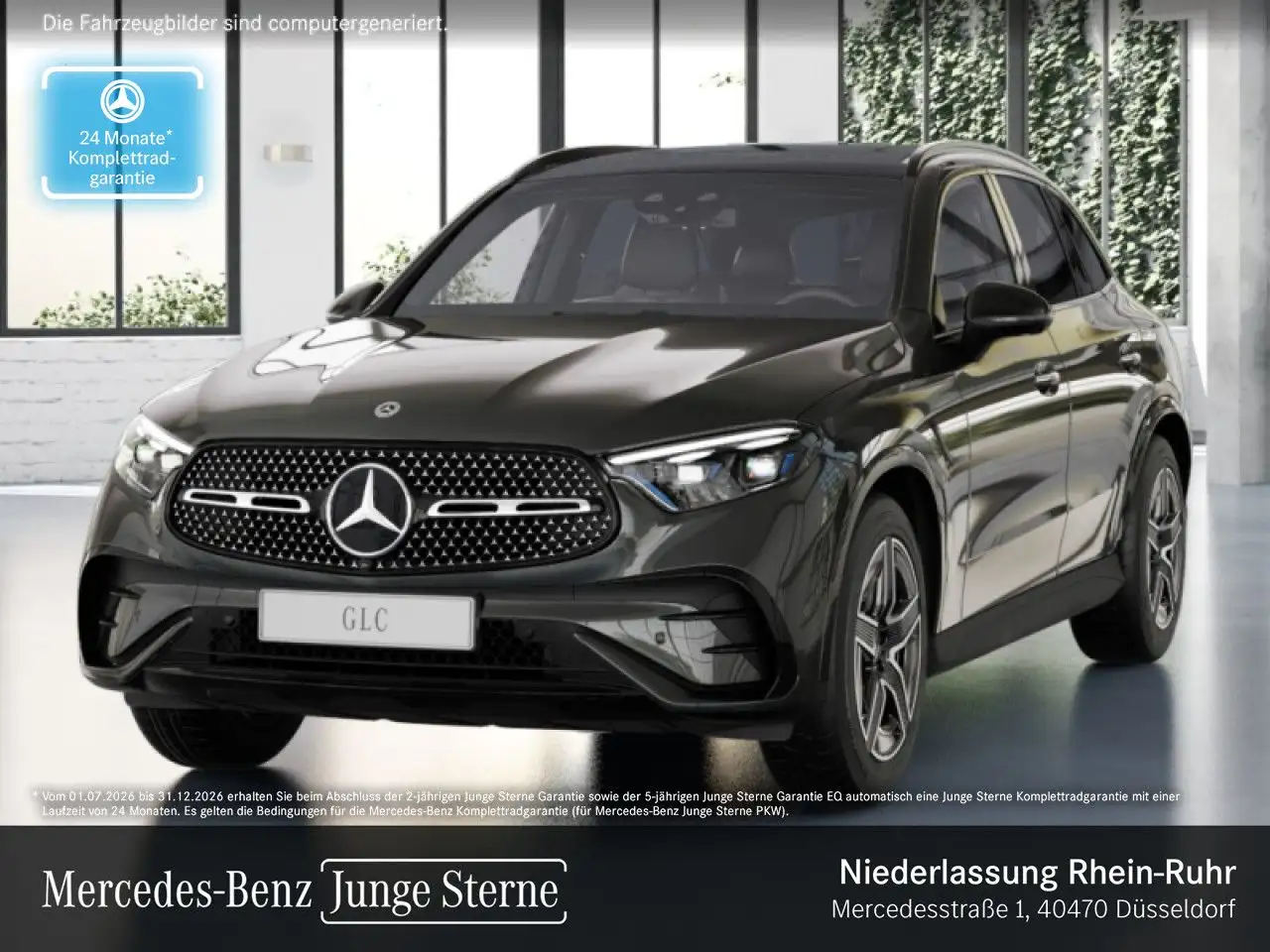 Mercedes-Benz GLC 220 d 4M AMG+NIGHT+PANO+360+AHK+STHZG+KEYLESS — photo 1 of 15