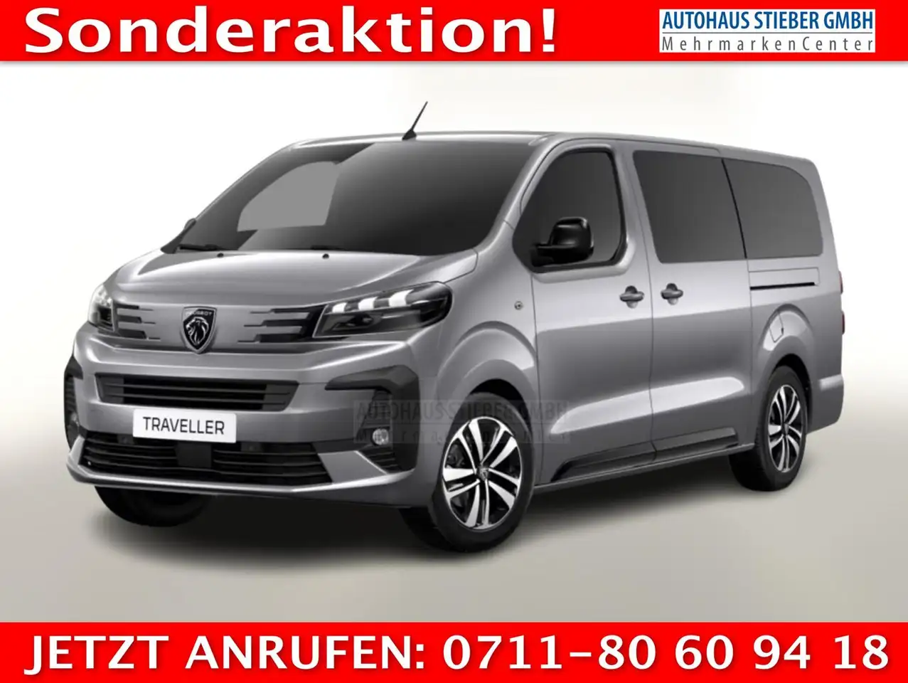 Peugeot Traveller Allure L3 Pano StHz AHK Leder Keyl Nav 130 kW (... — photo 1 of 5