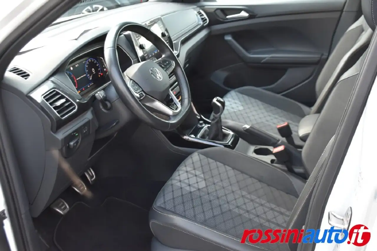 2024 Volkswagen T-Cross 1.0 TSI 116 CV R-LINE + TECH PACK - RETROCAMERA - KEYLESS GO/ACCESS - 2XCLIMATRONIC + RUOTINO + MANCORRENTI CROM, photograph 5