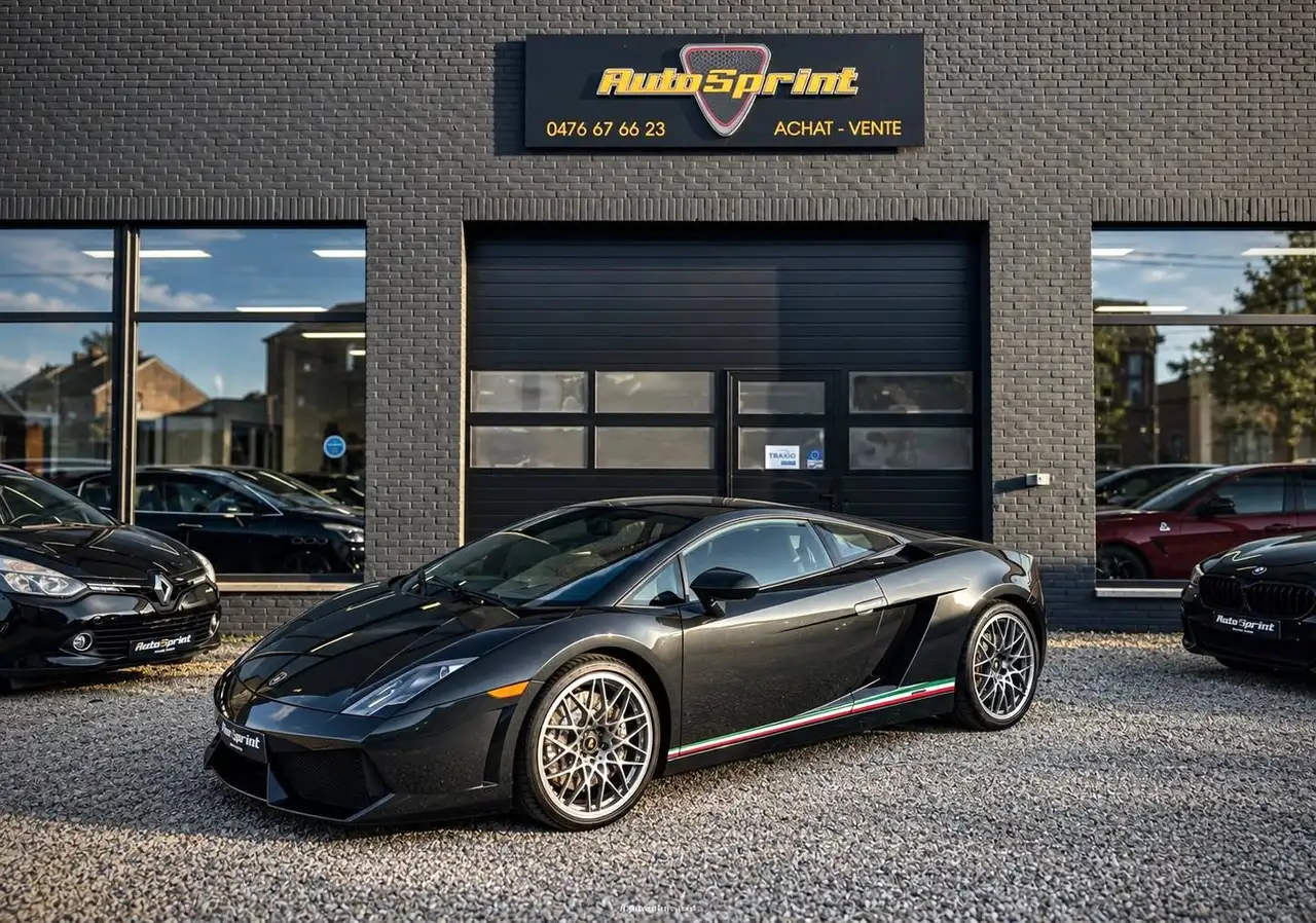 Lamborghini Gallardo Gallardo 5.2i V10 40v LP560-4 E-gear ** TVA 21% ** BELGE ** HISTORIQUE ** — photo 1 of 15