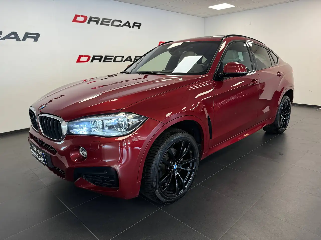 BMW X6 X6 xdrive30d Msport 258cv auto FLAMENCO RED INTERNI INDIVIDUAL TAGLIANDI BMW — photo 1 of 15