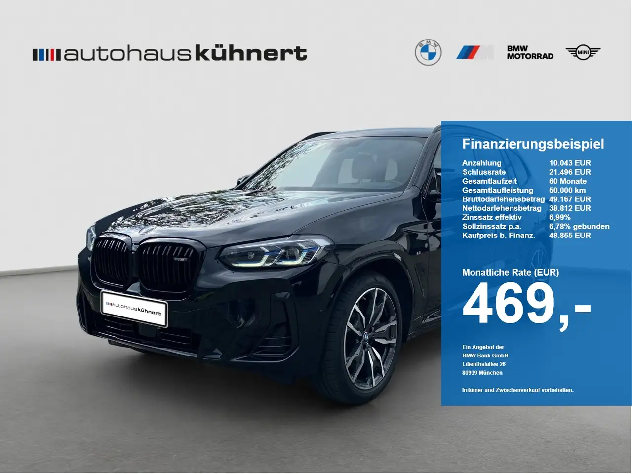 BMW X3 M d ACC Laser SpurAss AHK HUD RFK 20 — photo 1 of 20