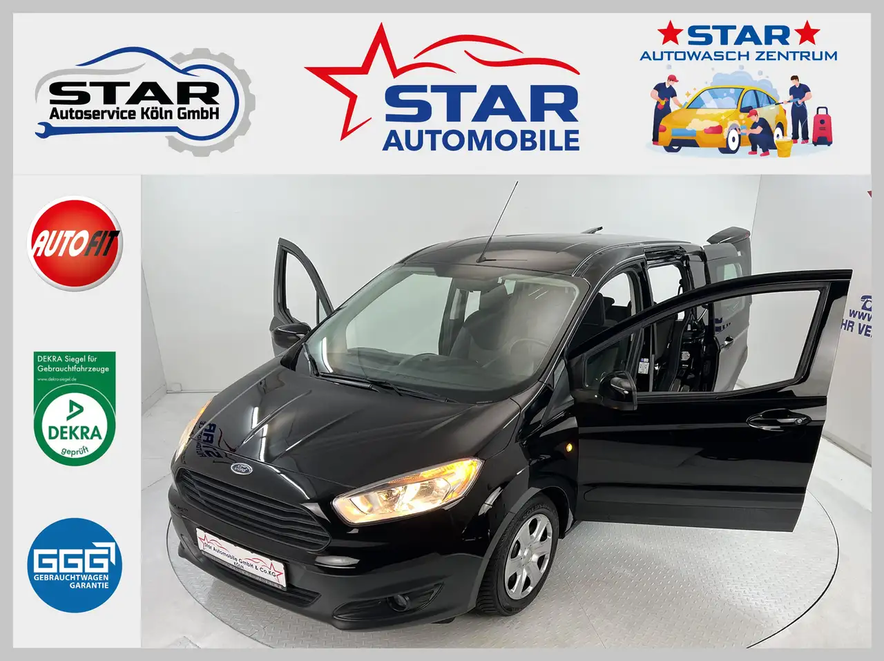Ford Transit Courier TransitCourier 1,5TDCi 55kW Bluetooth USB Klima E6 — photo 1 of 40