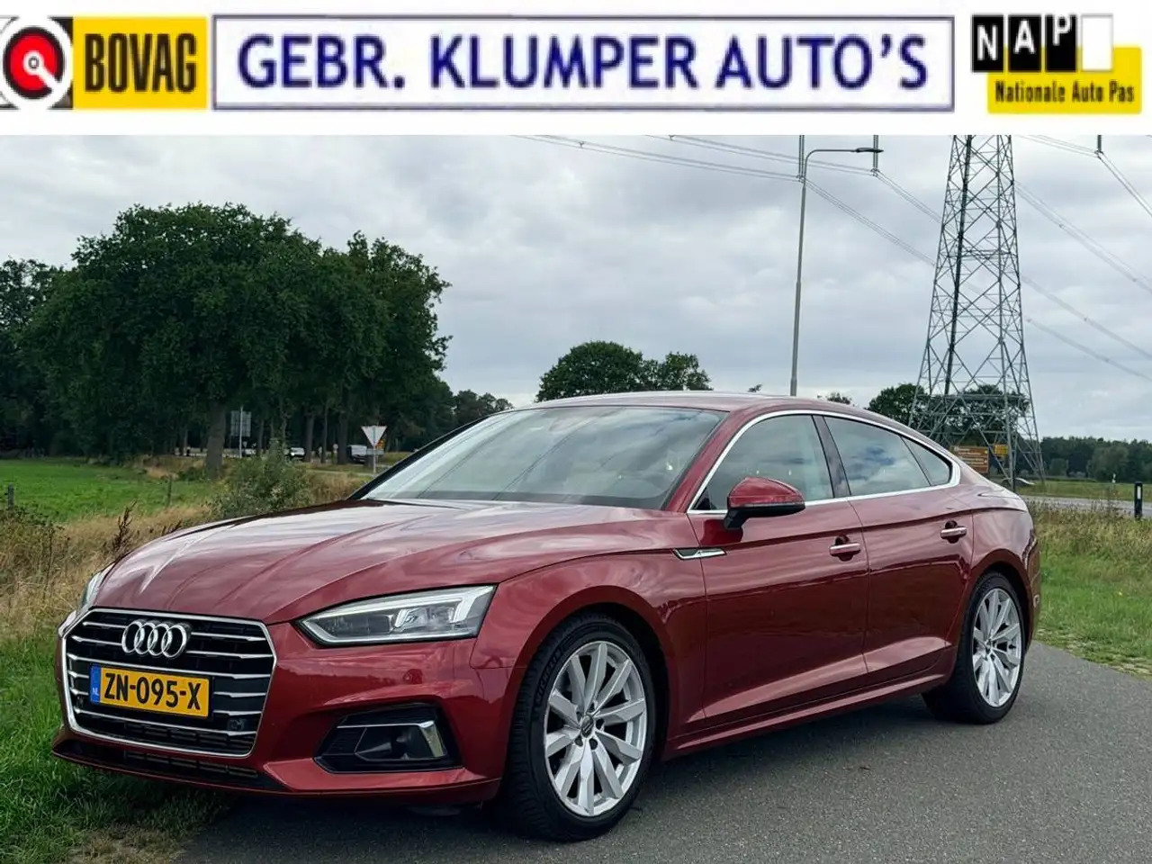 Audi A5 40 TFSI 190pk Design Aut., LED, Virtual, B&O, PDC, Leer, Navi, ECC, NL-Auto — photo 1 of 13