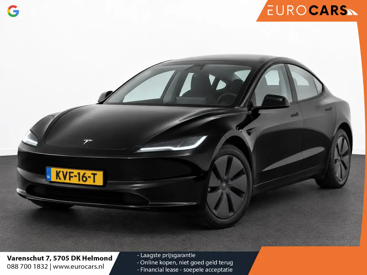 Tesla Model 3 RWD 60 kWh 534KM LFP AUTOPILOT LED WARMTEPOMP STOE — photo 1 of 7