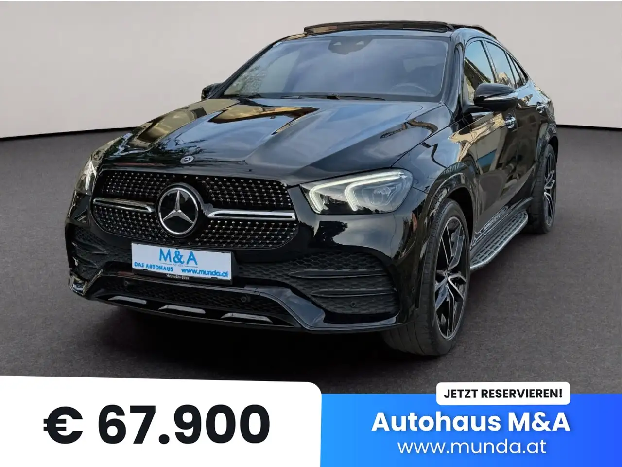 Mercedes-Benz GLE 350 GLE 350 de PHEV Coupé 4MATIC Aut. /Werksgaranite — photo 1 of 26