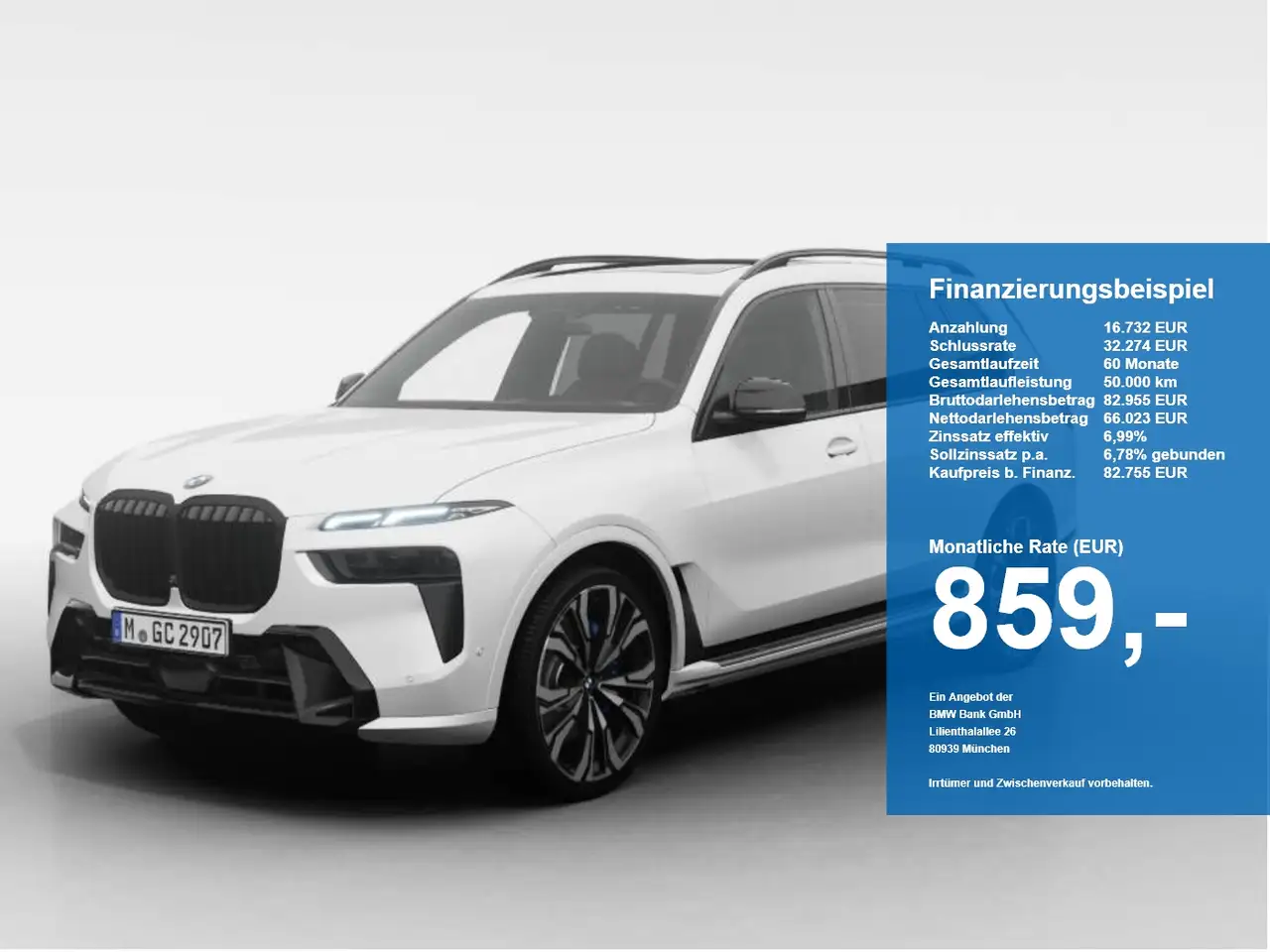 BMW X7 xDrive 40d M-Sport PRO Sky ACC AHK Luft StHzg 360° — photo 1 of 11