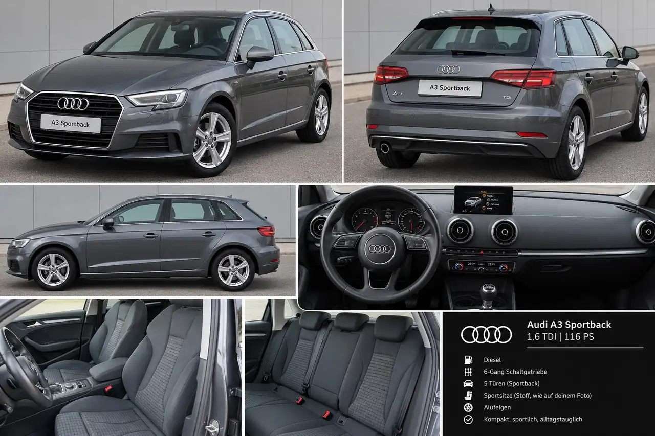 Audi A3 SB 1,6 TDI intense — photo 1 of 1