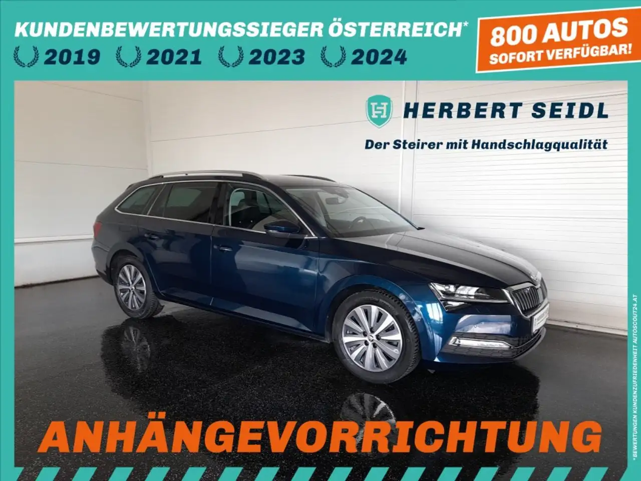 Skoda Superb Kombi STYLE 2,0 TDI DSG *STANDHZG / MATRIX-LED / AHV & 360° KAMERA / VIRTUELL / NAVI / ACC / MEMORY SPORTSITZE / — photo 1 of 24