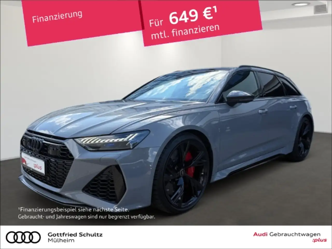 Audi RS6 Avant 4.0 TFSI quattro LASER PANO HUD B&O KERAMIK — photo 1 of 15