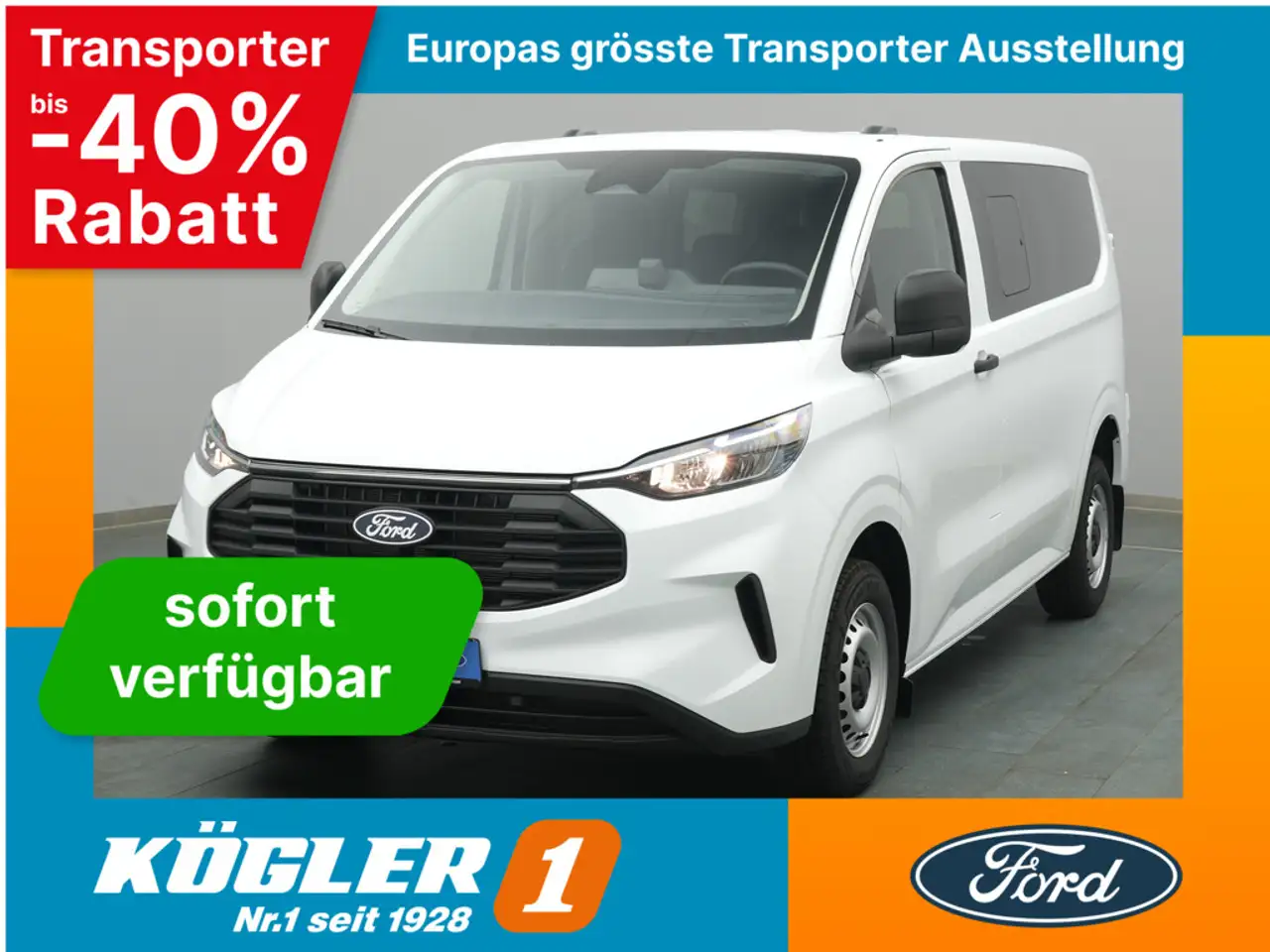 Ford Transit Custom Kombi Trend 136PS Aut. -23%* — photo 1 of 40