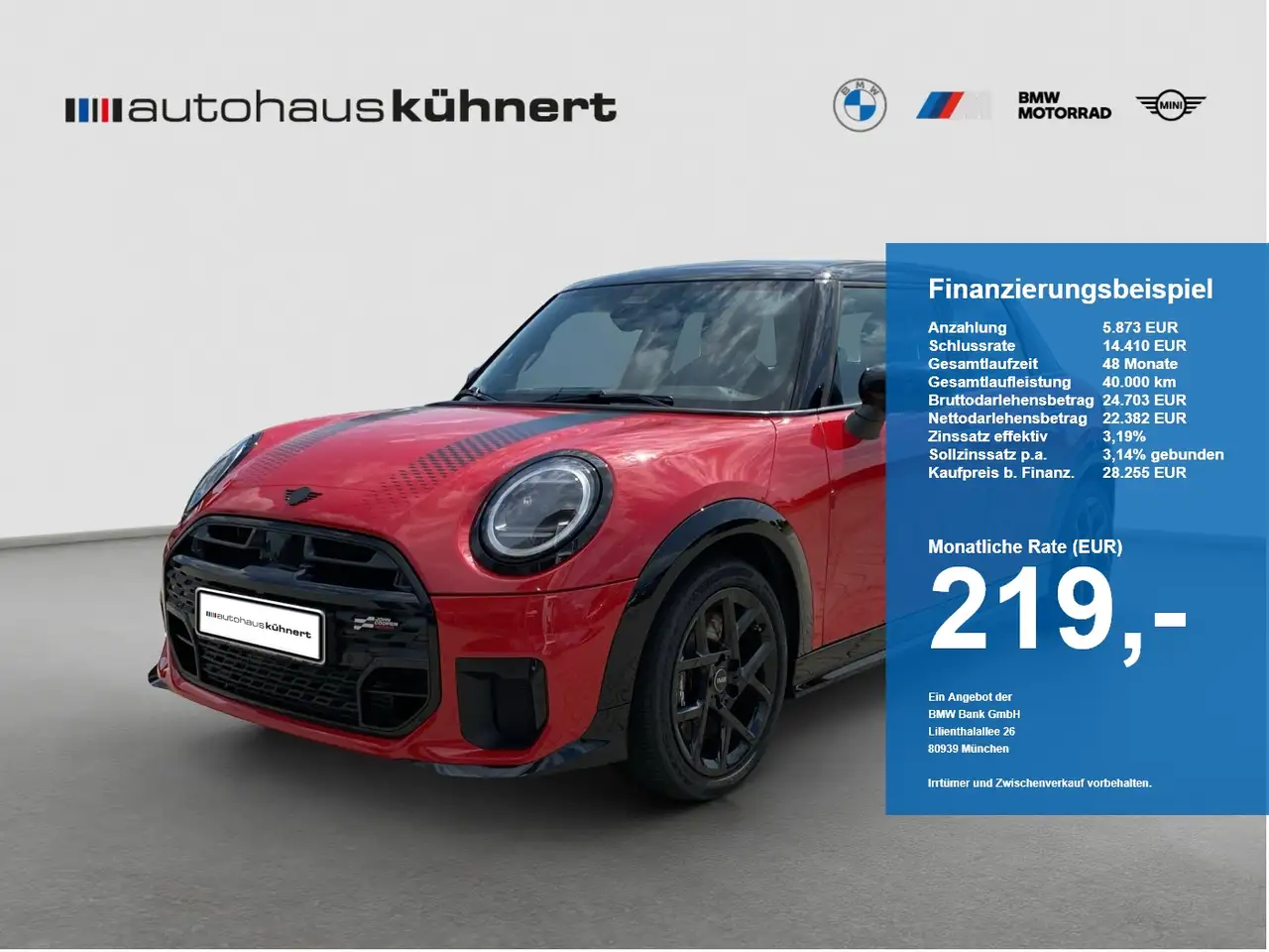 MINI Cooper C 5-Türer LED SpurAss HUD HiFi ParkAss — photo 1 of 20