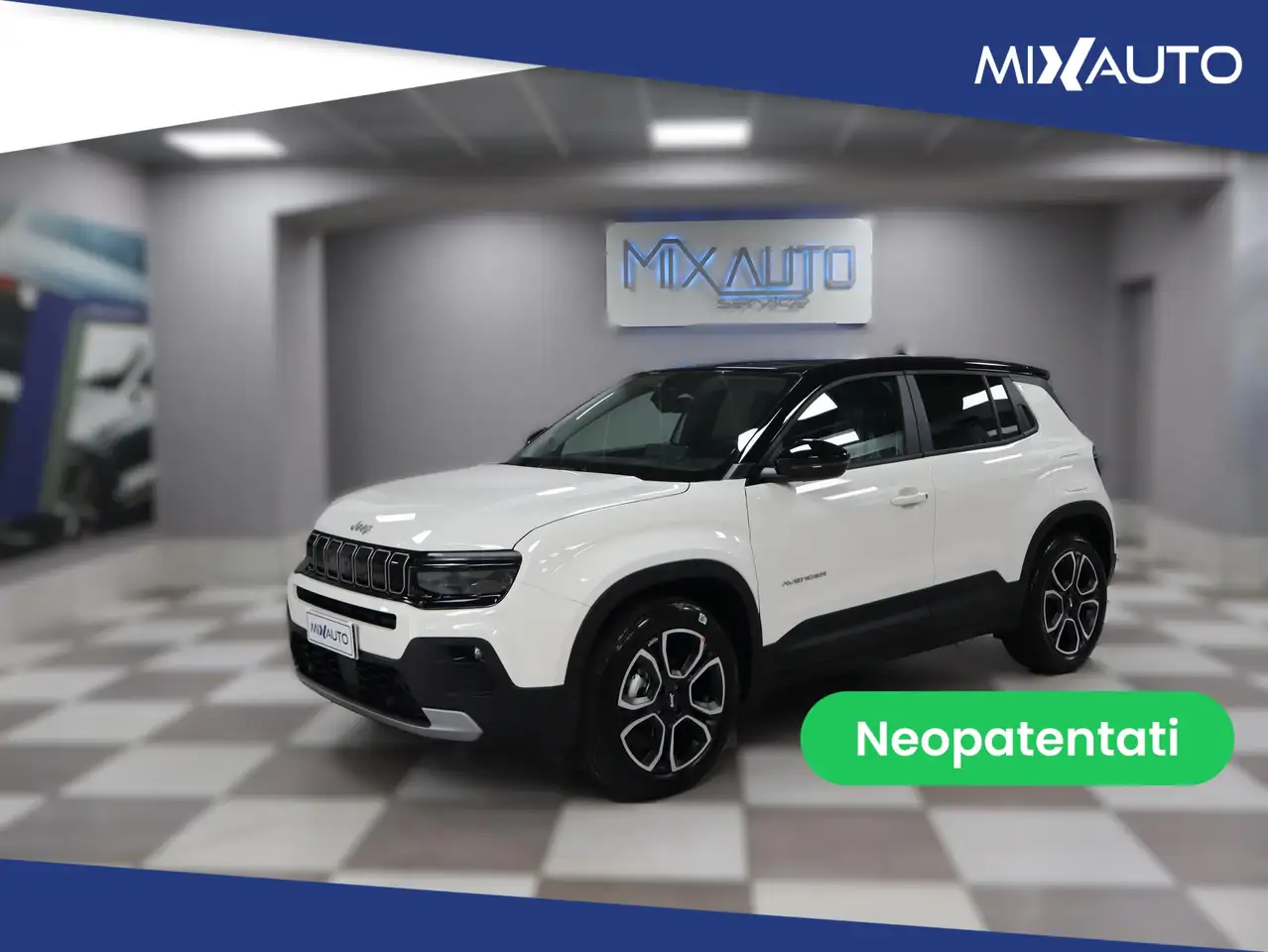 Jeep Avenger 1.2 Turbo E-Hybrid MHEV Summit FWD 100CV AUTO EU6 Con interni in pelle e tetto panoramico — photo 1 of 15