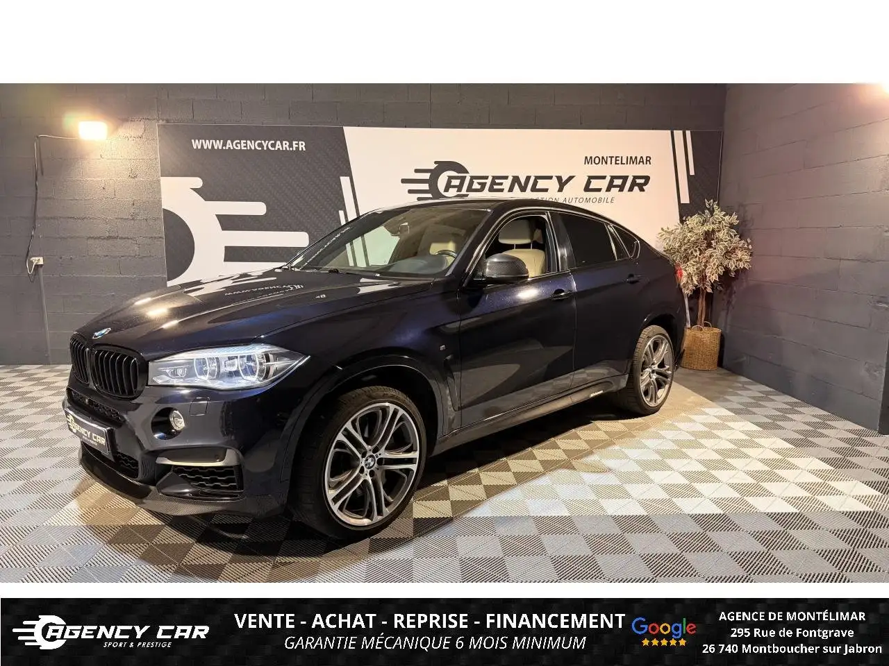 BMW X6 M50d - Intérieur Cuir Blanc - Toit Ouvrant — photo 1 of 15